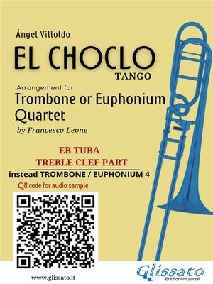cover image of Eb Tuba t.c. (instead trombone 4) part of "El Choclo" for Quartet